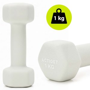 Hantle na stojaku zestaw 6 szt. obciążenia 1 kg, 2 kg, 3 kg do fitnessu, treningu domowego UNIWERSALNY 5
