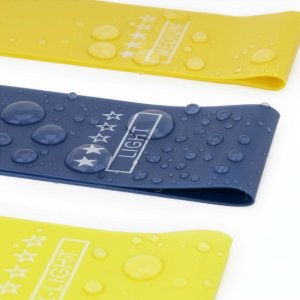 Gumy oporowe do ćwiczeń zestaw 5 szt. taśmy fitness rehabilitacyjne opór 1-20 kg UNIWERSALNY 6