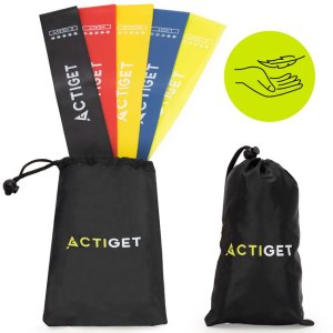 Gumy oporowe do ćwiczeń zestaw 5 szt. taśmy fitness rehabilitacyjne opór 1-20 kg UNIWERSALNY 9