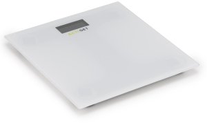 Waga łazienkowa, elektroniczna 150 kg szkło hartowane, biała UNIWERSALNY 13