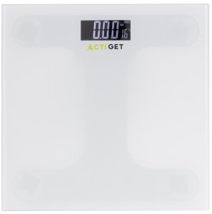 Waga łazienkowa, elektroniczna 150 kg szkło hartowane, biała UNIWERSALNY 7