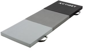 Mata treningowa, materac składany do ćwiczeń 180x60x5,5 cm gimnastyczny, czarno-szary UNIWERSALNY 9