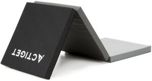 Mata treningowa, materac składany do ćwiczeń 180x60x5,5 cm gimnastyczny, czarno-szary UNIWERSALNY 10