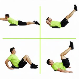 Mata AB podkładka do ćwiczenia brzuszków do 120 kg poduszka treningowa, czarna UNIWERSALNY 11