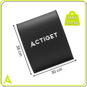 Mata AB podkładka do ćwiczenia brzuszków do 120 kg poduszka treningowa, czarna UNIWERSALNY 14