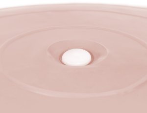 Piłka 65 cm do ćwiczeń pilates, rehabilitacyjnych, stretchingu z pompką, pudrowy róż UNIWERSALNY 13