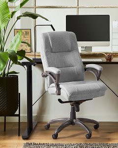 Fotel biurowy MAGNUS Len Szary 2