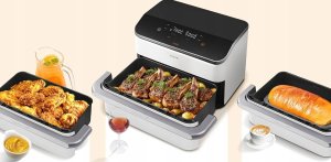 COSORI Dual Blaze TwinFry 10L Frytownica Beztłuszczowa 2800W WiFi Biała 2