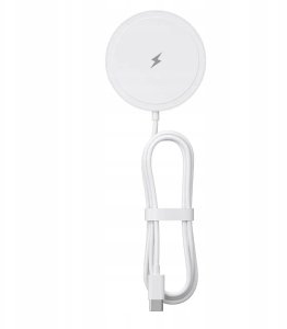 Ładowarka bezprzewodowa BLUE STAR Charing Pad 15w kompatybilna z MagSafe biała 3