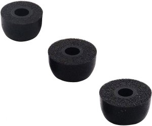 WKŁADKI GUMKI Z EFEKTEM PAMIĘCI MEMORY FOAM UNIWERSALNE YIVO 5MM DO SŁUCHAWEK AKG | AUDIO-TECHNICA | BOSE | CREATIVE | JBL | JVC | SONY | SAMSUNG | TECHNICS 5