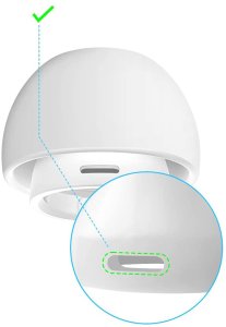 YIVO GUMKI NAKŁADKI WKŁADKI DOUSZNE YIVO DO APPLE AIRPODS PRO GEN 1 2 3 S M L 2