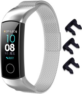 ORYGINALNY ZAMIENNY WYMIENNY PASEK OPASKA BRANSOLETA YIVO DO ZEGARKA SMARTWATCH HONOR BAND 4 BAND 5 B19 B69 3