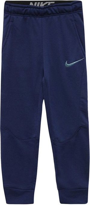 Nike Spodnie juniorskie NK Dry Pant Taper FLC niebieskie 152 cm (856168 429) 1
