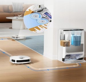 Eureka J12 Ultra Robot sprzątający 5000Pa Samoczyszczący Mopowanie AI LiDAR 5