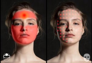 FAQ 202 Maska LED Anti-Aging NIR 7 Kolorów 600 Punktów Terapia Światłem 5