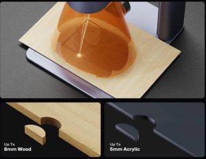 Ploter Laserpecker LaserPecker LP4 - laserowa grawerka diodowa 10W i podczerwona 2W - zestaw podstawowy 3