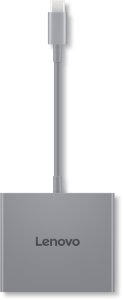 HUB USB Lenovo LENOVO USB-C 4 in 1 travel hub Gen2 czarny 2