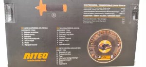 AKUMULATOROWA SZLIFIERKA KĄTOWA NITEO TOOLS 20V MAX WALIZKA BEZ AKU. 2