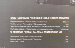 AKUMULATOROWA SZLIFIERKA KĄTOWA NITEO TOOLS 20V MAX WALIZKA BEZ AKU. 3