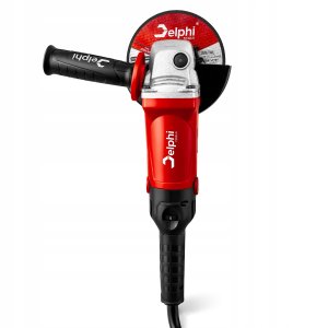 SZLIFIERKA KĄTOWA GUMÓWKA MOCNA KĄTÓWKA DIAX 125mm Z REGULACJĄ + 10 TARCZ 4