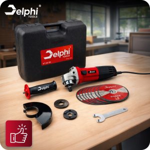 Szlifierka SZLIFIERKA KĄTOWA MOCNA GUMÓWKA KĄTÓWKA DIAX 125mm Z REGULACJĄ 5