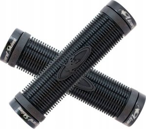 Lizard Skins Chwyty kierownicy LIZARDSKINS CHARGER LOCK-ON klamry czarne 130mm czarne - LZS-LOCDS100 1