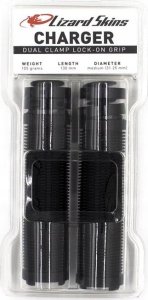 Lizard Skins Chwyty kierownicy LIZARDSKINS CHARGER LOCK-ON klamry czarne 130mm czarne - LZS-LOCDS100 4