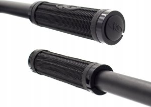 Lizard Skins Chwyty kierownicy LIZARDSKINS CHARGER LOCK-ON klamry czarne 130mm czarne - LZS-LOCDS100 5