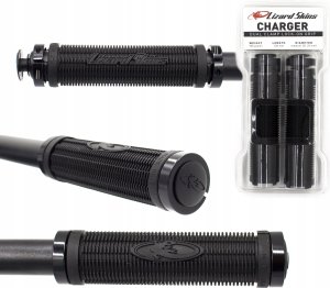 Lizard Skins Chwyty kierownicy LIZARDSKINS CHARGER LOCK-ON klamry czarne 130mm czarne - LZS-LOCDS100 8