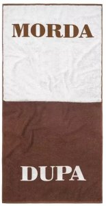 Ręcznik Kąpielowy MORDA DUPA - Śmieszny Prezent dla Faceta 2