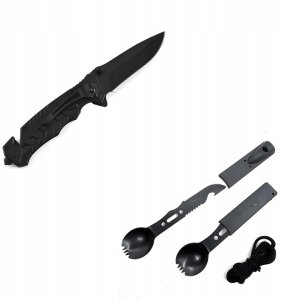 Zestaw wojskowy survivalowy 92w1 funkcje i elementy przetrwania, Duży zestaw przetrwania 5