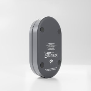 Stacja ładująca 3w1 bezprzewodowa składana do iPhone Apple Watch AirPods QI2 MFI - czarna Stacja ładująca 3w1 bezprzewodowa składana do iPhone Apple Watch AirPods QI2 MFI - czarna 8