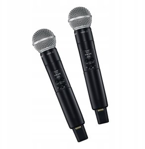 Shure SLXD24DE/SM58-G59 - Podwójny cyfrowy system bezprzewodowy z dwoma nadajnikiami/mikrofonami "do ręki 2