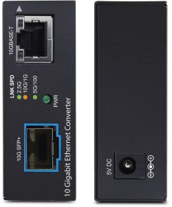 StarTech MCM10G6SSFP konwerter sieciowy 10000 Mbit/s Multifunkcyjny, Pojedynczy Czarny 3