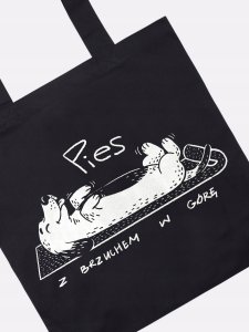 Torba Pies z brzuchem na górze 4