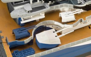 Model plastikowy statek Tirpitz 1:350 2