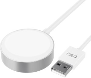Ładowarka Tech-Protect Ładowarka indukcyjna magnetyczna do Apple Watch 1.2m USB-A UltraBoost - biała Ładowarka indukcyjna magnetyczna do Apple Watch 1.2m USB-A UltraBoost - biała 2