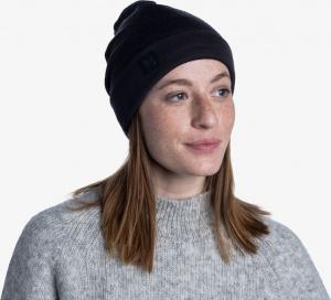 Buff Czapka Termiczna z Wełny Merino dwuwarstwowa Solid Black 3