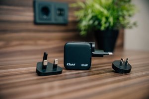 Ładowarka Verbatim Mini GaN 65W 2xUSB-C PD/1x USB-A QC adapter UE/UK/USA czarny (30238) 9