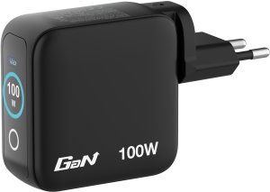 Ładowarka Verbatim Mini GaN 100W 2xUSB-C PD/1x USB-A QC adapter UE/UK/USA czarny (30239) 3