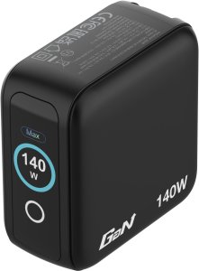 Ładowarka Verbatim Mini GaN 140W 3xUSB-C PD/1x USB-A QC adapter UE/UK/USA czarny Wymienne wtyczki EU, UK, USA (30240) 12