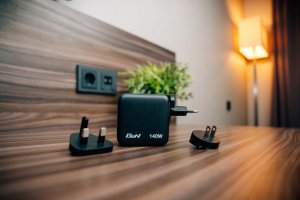 Ładowarka Verbatim Mini GaN 140W 3xUSB-C PD/1x USB-A QC adapter UE/UK/USA czarny Wymienne wtyczki EU, UK, USA (30240) 20