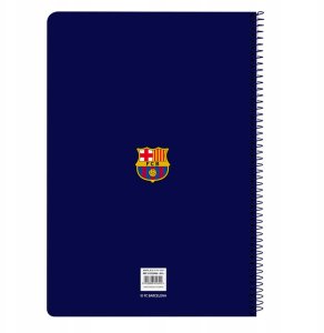 Zeszyt szkolny Dla Chłopca A4 80 Kartek w kratkę FC Barcelona Herb Barca 2