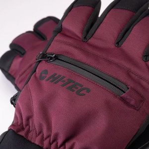 hitec Damskie rękawice Hi-tec LADY VOGAN black/fig rozmiar l/xl 3