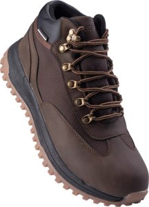 Buty trekkingowe męskie hitec Męskie buty Hi-tec RULEN MID WP dark brown/black rozmiar 44 6