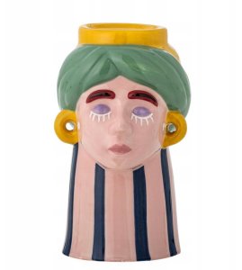 Bloomingville Miss Jody Vase, Wielokolorowy, Kamionka 6