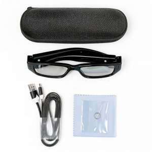 MINI KAMERA WIFI SZPIEGOWSKA UKRYTA W OKULARACH ANDROID PODGLĄD APLIKACJA 9