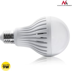 Maclean Żarówka LED E27, 9W, 230V, ciepły biały, mikrofalowy czujnik ruchu (MCE177WW) 1