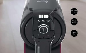 Odkurzacz pionowy Hoover HF610HX 011 Vacuum cleaner Handstick Cordless Operating time 40 min Dust container 0.7 L czarny 33