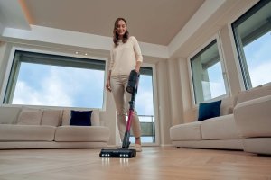 Odkurzacz pionowy Hoover HF610HX 011 Vacuum cleaner Handstick Cordless Operating time 40 min Dust container 0.7 L czarny 5